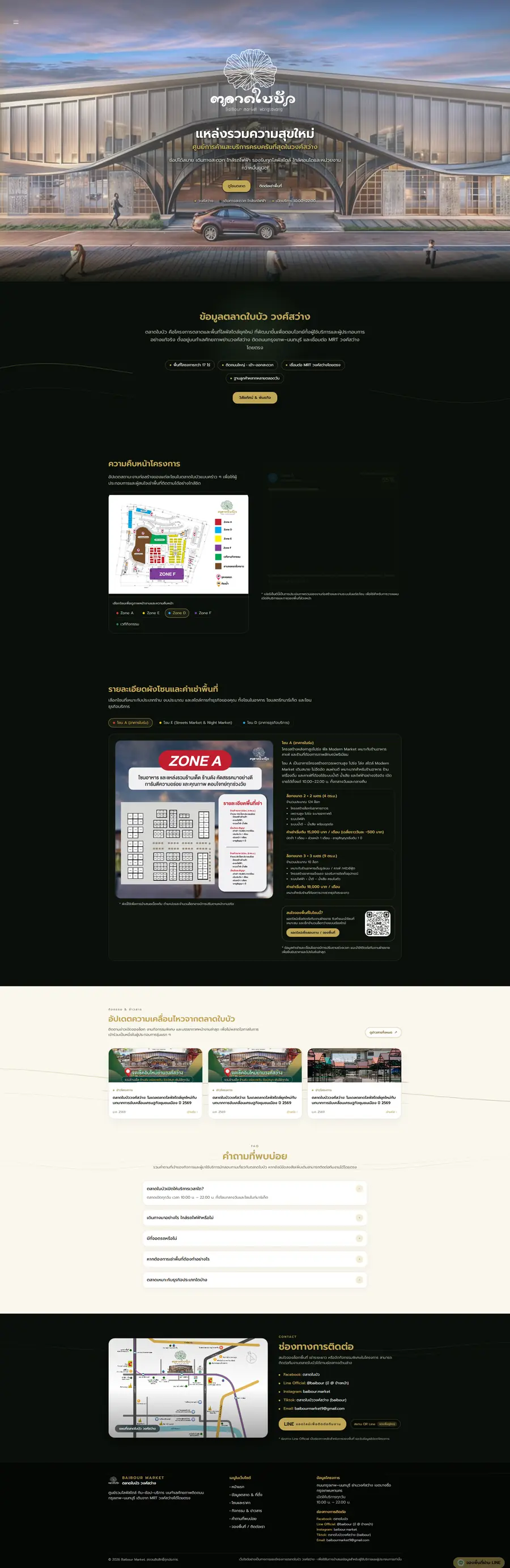 ตลาดใบบัว เว็บไซต์ไดเรกทอรีรวบรวมร้านค้าในตลาด